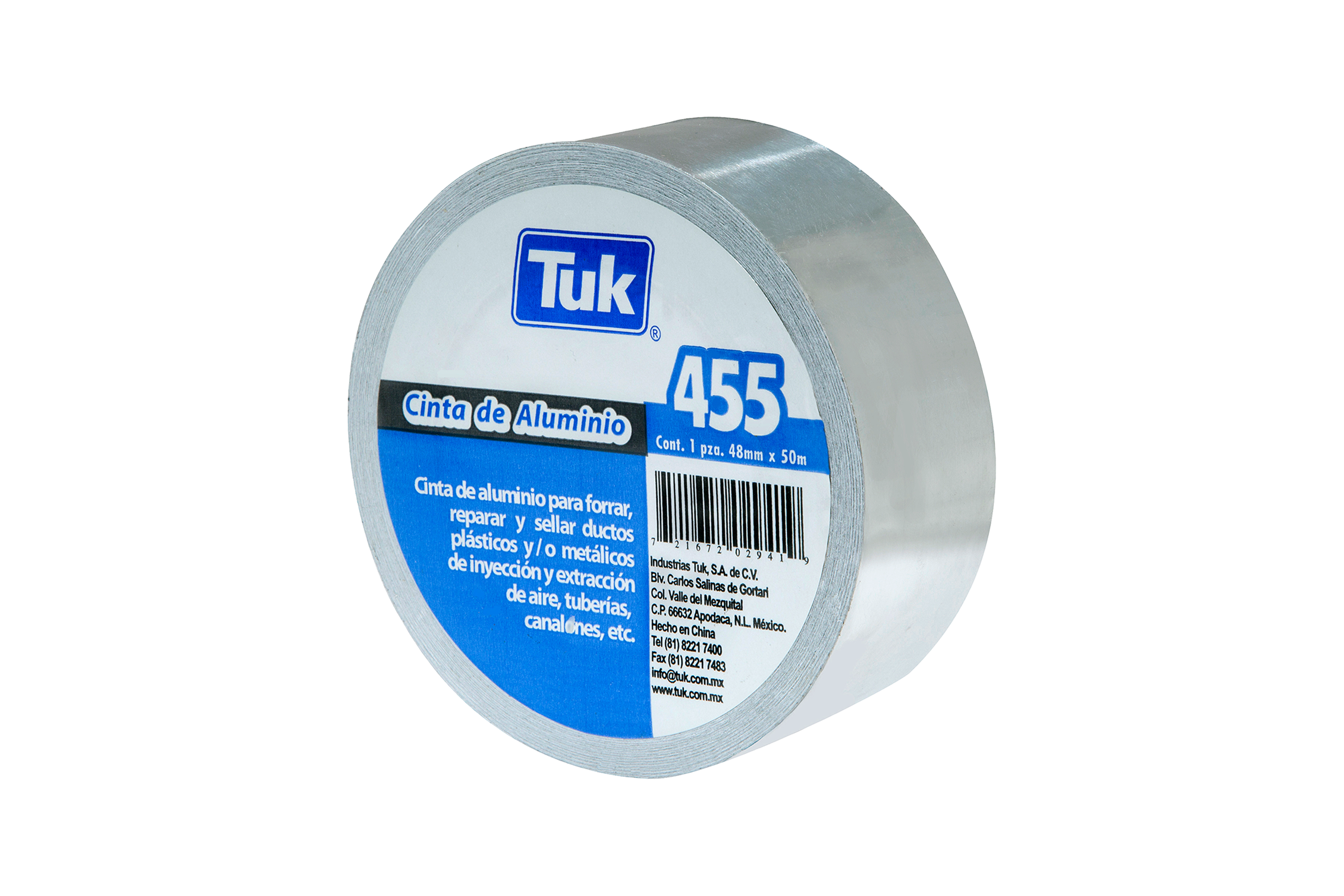 455 - Cinta de Aluminio