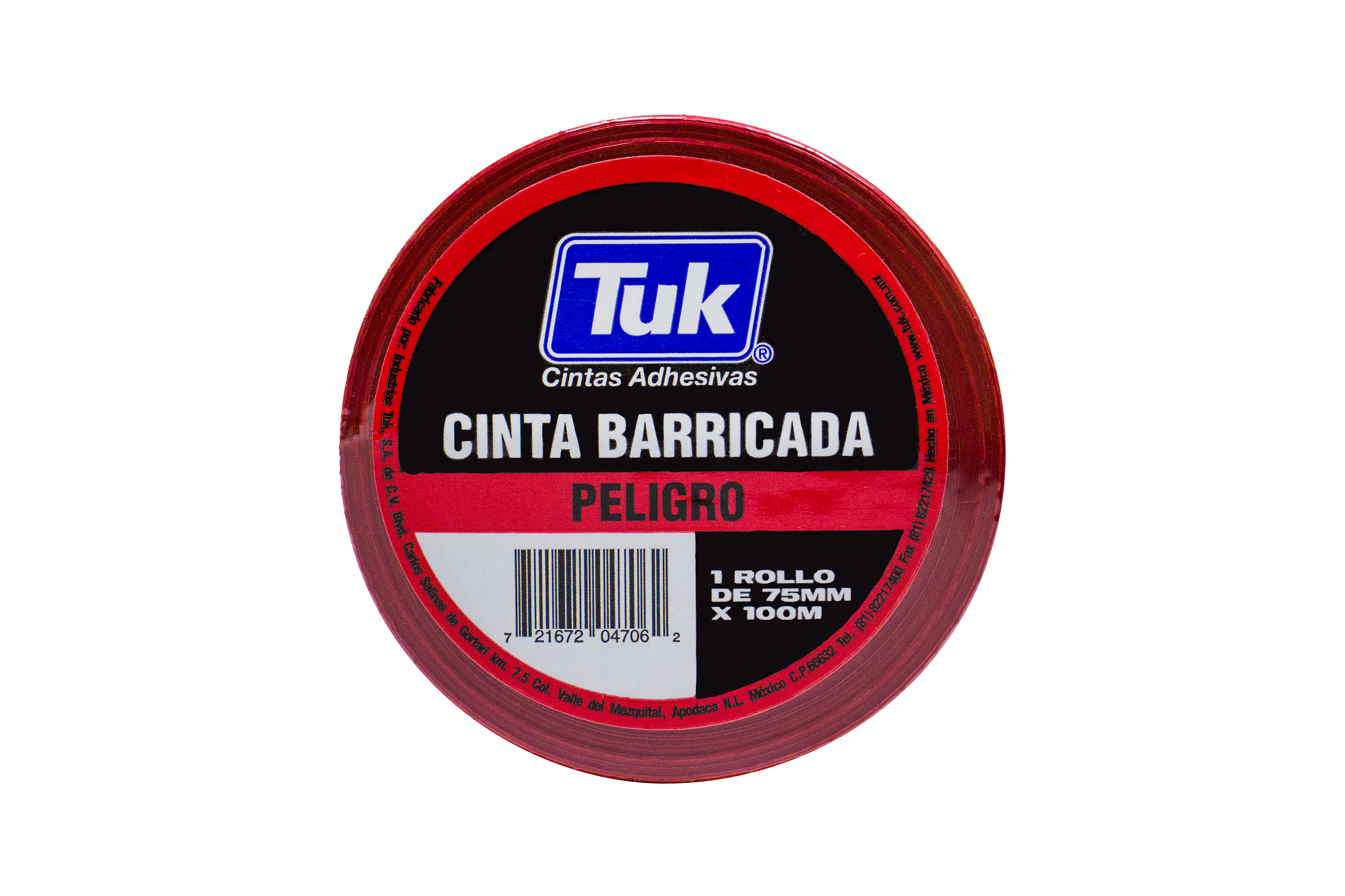 520 - Cinta barricada de polietileno