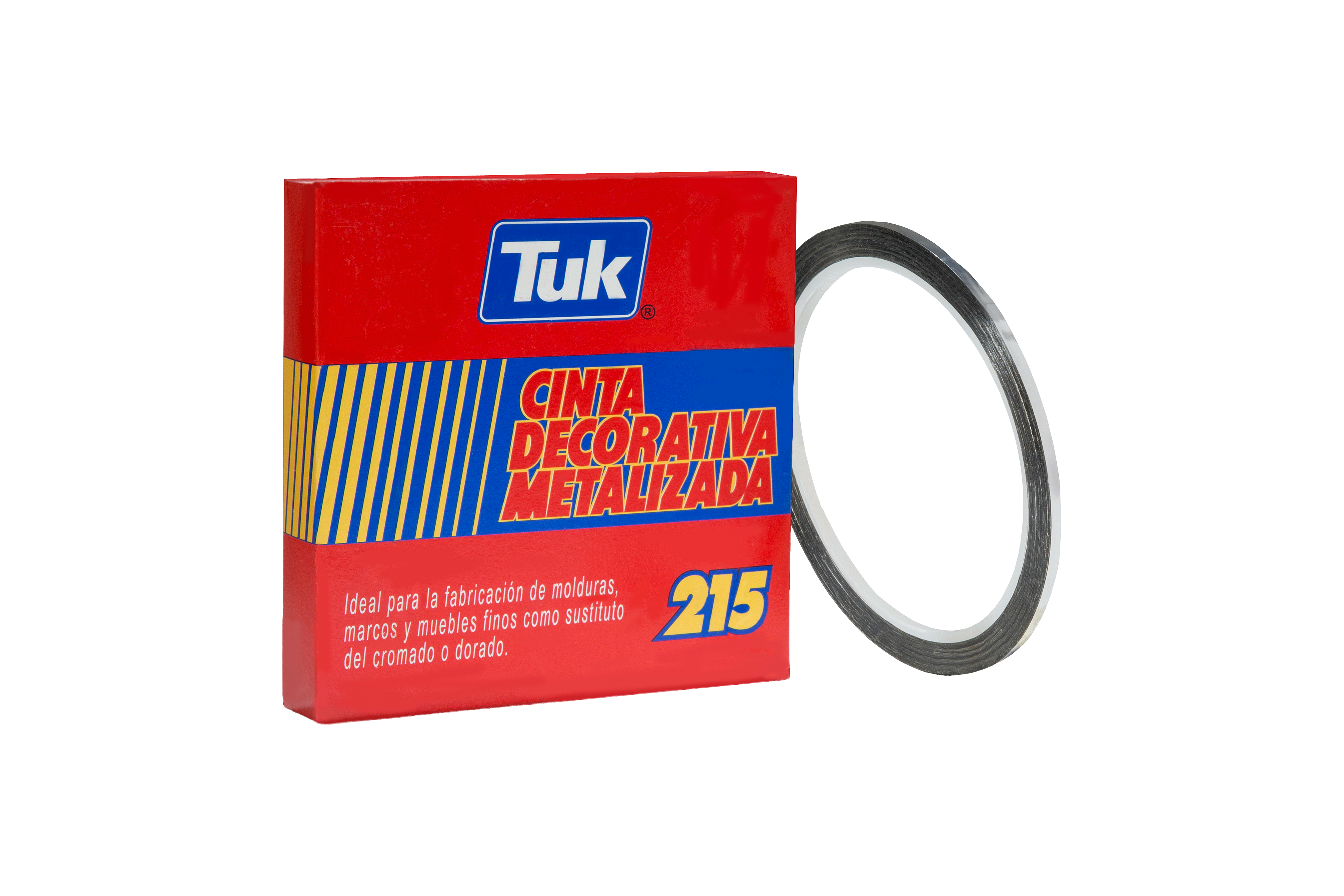 215PL - Cinta Decorativa Metalizada Plata