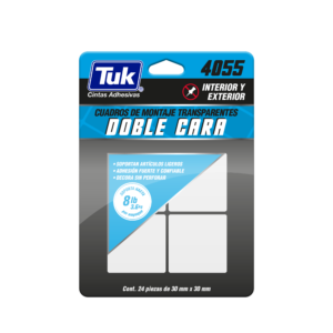 4055 - Cuadro Adhesivo Doble Cara Transparente para Montaje
