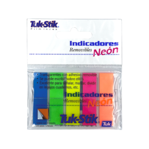 Tuk-Stik Indicadores - Indicadores Adhesivos Removibles Neón